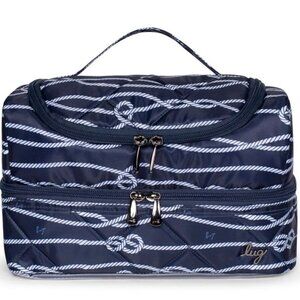 LUG NWT Stowaway Cosmetic Case Nautical Navy
